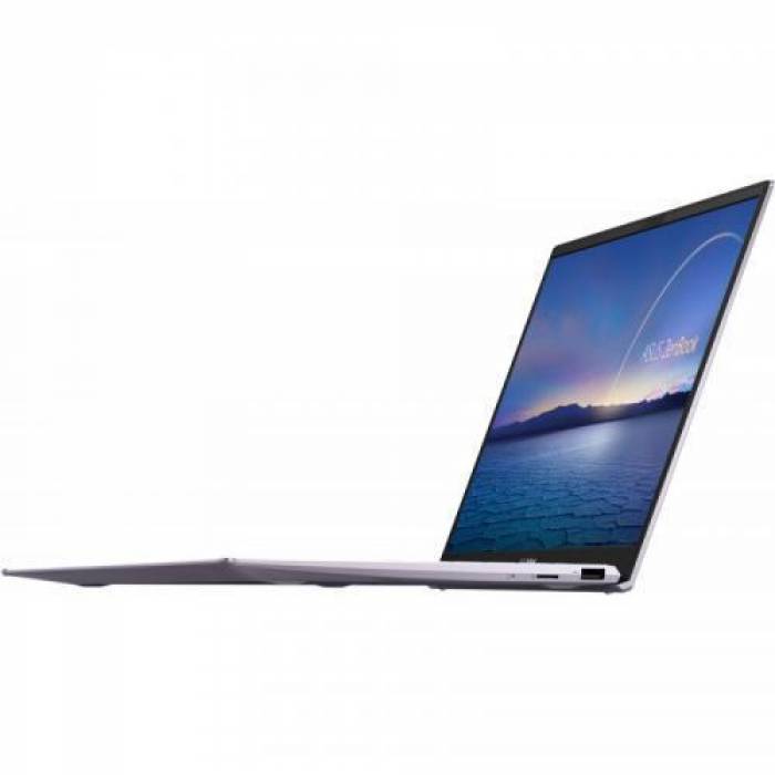 Laptop ASUS ZenBook 14 UX425EA-KI969W, Intel Core i5-1135G7, 14inch, RAM 8GB, SSD 512GB, Intel Iris Xe Graphics, Windows 11, Lilac Mist