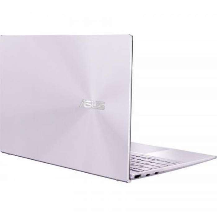 Laptop ASUS ZenBook 14 UX425EA-KI969W, Intel Core i5-1135G7, 14inch, RAM 8GB, SSD 512GB, Intel Iris Xe Graphics, Windows 11, Lilac Mist