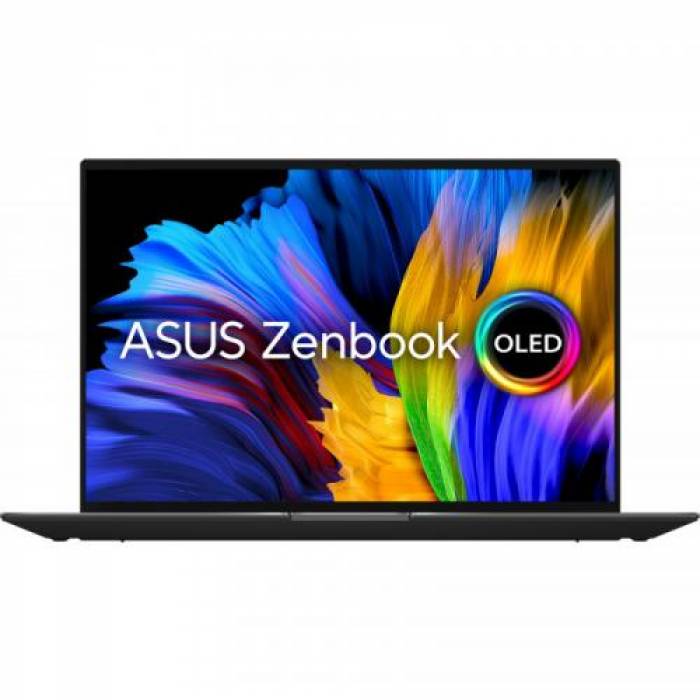 Laptop ASUS ZenBook 14X OLED UM5401RA-KN054X, AMD Ryzen 9 6900HX, 14inch, RAM 16GB, SSD 1TB, AMD Radeon 680M, Windows 11 Pro, Jade Black