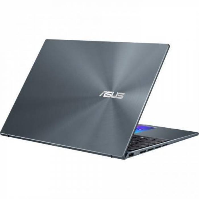 Laptop ASUS ZenBook 14X OLED UX5400EA-KN122X, Intel Core i7-1165G7, 14inch Touch, RAM 16GB, SSD 1TB, Intel Iris Xe Graphics, Windows 11 Pro, Pine Grey