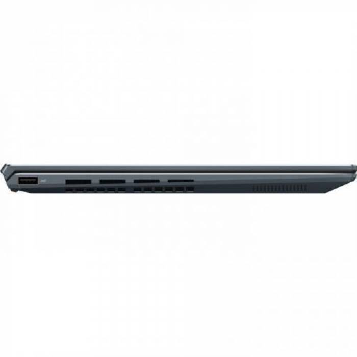 Laptop ASUS ZenBook 14X OLED UX5400EA-KN122X, Intel Core i7-1165G7, 14inch Touch, RAM 16GB, SSD 1TB, Intel Iris Xe Graphics, Windows 11 Pro, Pine Grey