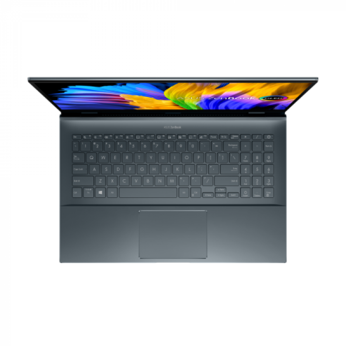Laptop ASUS Zenbook 15 OLED UM5500QE-KY271W, AMD Ryzen 9 5900HX, 15.6inch Touch, RAM 16GB, SSD 1TB, GeForce nVidia RTX 3050 Ti 4GB, Windows 11, Pine Grey