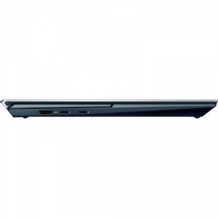 Laptop ASUS ZenBook Duo 14 UX482EA-HY222R, Intel Core i7-1165G7, 14inch Touch, RAM 16GB, SSD 1TB, Intel Iris Xe Graphics, Windows 10 Pro, Celestial Blue