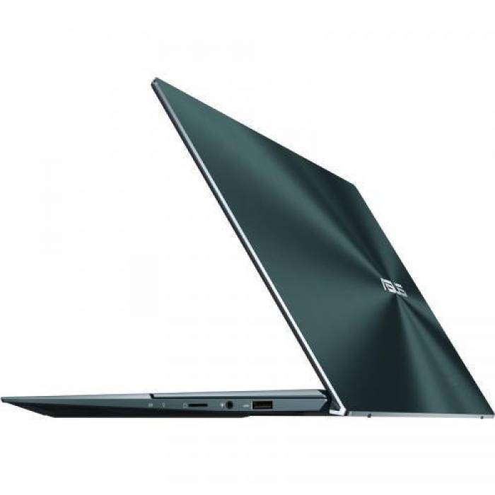 Laptop ASUS ZenBook Duo 14 UX482EAR-HY357X, Intel Core i7-1195G7, 14inch Touch, RAM 16GB, SSD 1TB, Intel Iris Xe Graphics, Windows 11 Pro, Celestial Blue