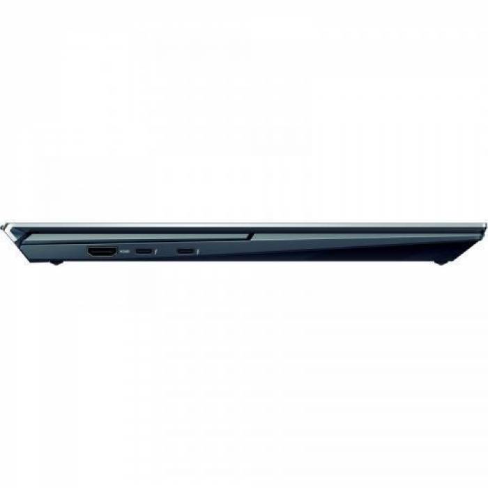 Laptop ASUS ZenBook Duo 14 UX482EAR-HY383X, Intel Core i7-1195G7, 14inch Touch, RAM 32GB, SSD 1TB, Intel Iris Xe Graphics, Windows 11 Pro, Celestial Blue