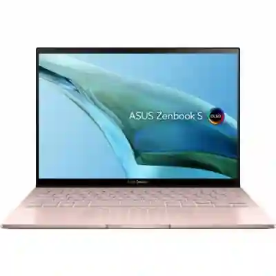 Laptop ASUS ZenBook S UM5302TA-LX467X, AMD Ryzen 7 6800U, 13.3inch Touch, RAM 16GB, SSD 512GB, AMD Radeon Graphics 680M, Windows 11 Pro, Vestige Beige