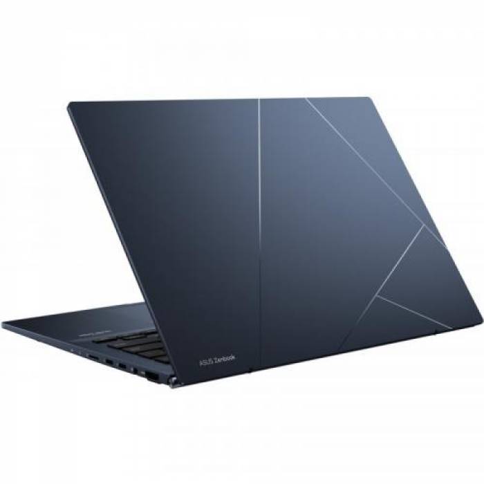 Laptop ASUS Zenbook UX3402ZA-KM048W, Intel Core i7-1260P, 14inch, RAM 16GB, SSD 512GB, Intel Iris Xe Graphics, Windows 11, Ponder Blue