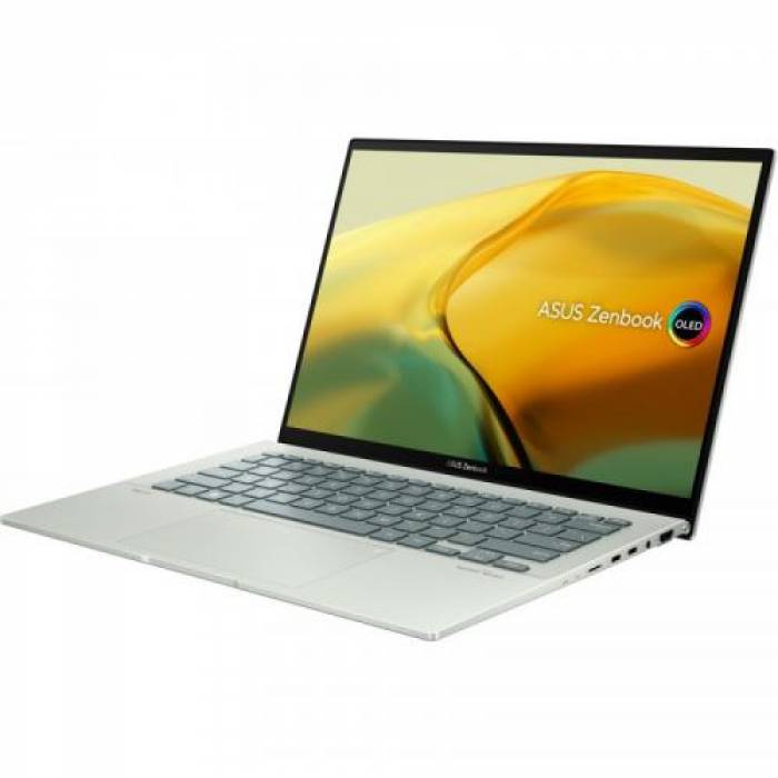 Laptop ASUS ZenBook UX3402ZA-KM095W, Intel Core i5-1240P, 14inch, RAM 16GB, SSD 512GB, Intel Iris Xe Graphics, Windows 11, Aqua Celadon