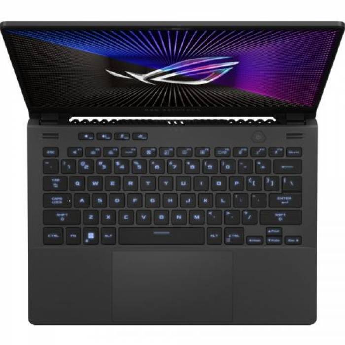 Laptop ASUS Zephyrus G14 (2023) GA402NJ-L4034W, AMD Ryzen 7 7735HS, 14inch, RAM 16GB, SSD 512GB, nVidia GeForce RTX 3050 6GB, Windows 11, Eclipse Gray