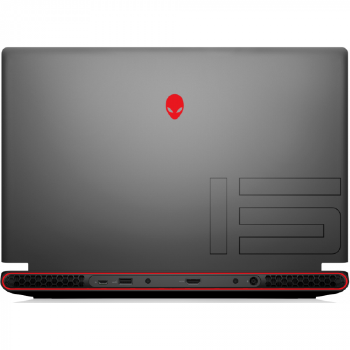 Laptop Dell Alienware M15 R7, AMD Ryzen 9 6900HX, 15.6inch, RAM 64GB, SSD 2TB, nVidia GeForce RTX 3080 Ti 16GB, Windows 11 Pro, Dark Side of the Moon