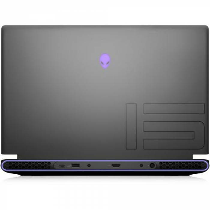 Laptop Dell Alienware M15 R7, Intel Core i7-12700H, 15.6inch, RAM 32GB, SSD 1TB, nVidia GeForce RTX 3060 6GB, Windows 11 Pro, Dark Side of the Moon