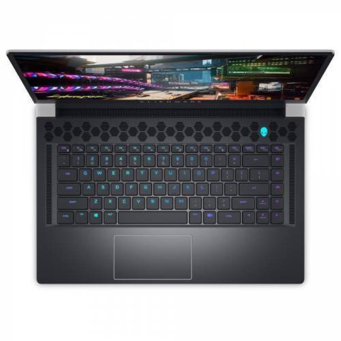 Laptop Dell Alienware X15 R2, Intel Core i7-12700H, 15.6inch, RAM 32GB, SSD 1TB, nVidia GeForce RTX 3080 Ti 16GB, Windows 11 Pro, Lunar Light