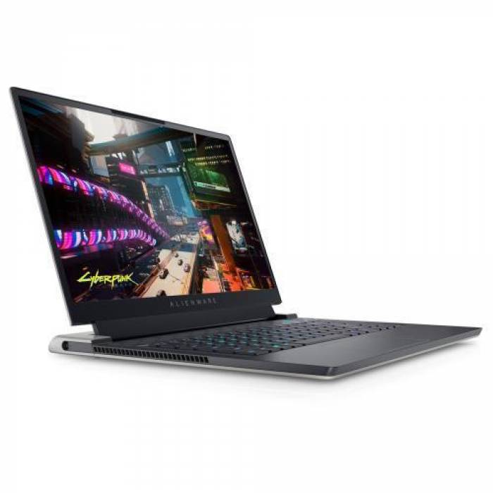 Laptop Dell Alienware X15 R2, Intel Core i7-12700H, 15.6inch, RAM 32GB, SSD 1TB, nVidia GeForce RTX 3080 Ti 16GB, Windows 11 Pro, Lunar Light