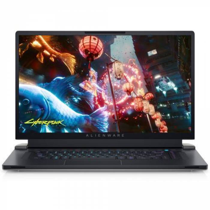 Laptop Dell Alienware X17 R2, Intel Core i7-12700H, 17.3inch, RAM 32GB, SSD 1TB, nVidia GeForce RTX 3080 Ti 16GB, Windows 11 Pro, Lunar Light