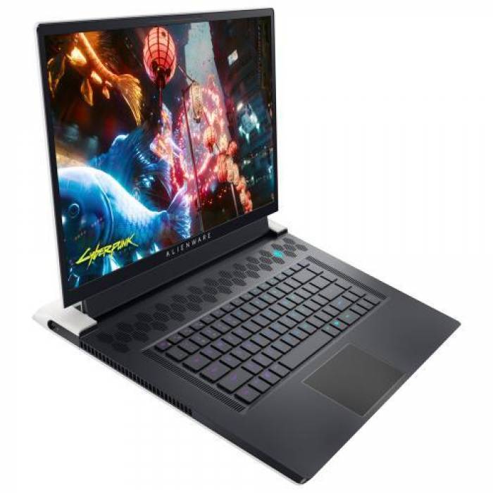 Laptop Dell Alienware X17 R2, Intel Core i9-12900HK, 17.3inch, RAM 64GB, SSD 2x 2TB, nVidia GeForce RTX 3080 Ti 16GB, Windows 11 Pro, Lunar Light