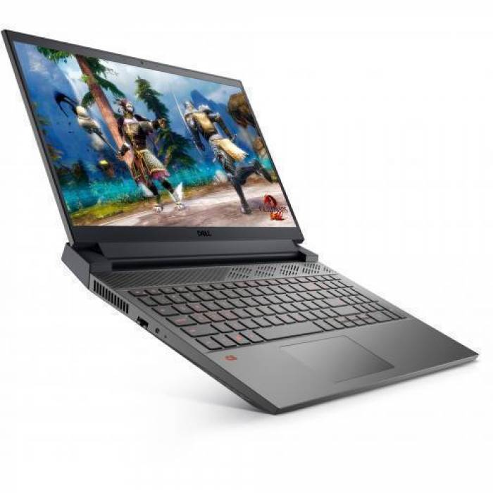 Laptop Dell G15 5520, Intel Core i7-12700H, 15.6inch, RAM 16GB, SSD 512GB, nVidia GeForce RTX 3050 Ti 4GB, Windows 11 Pro, Dark Shadow Grey