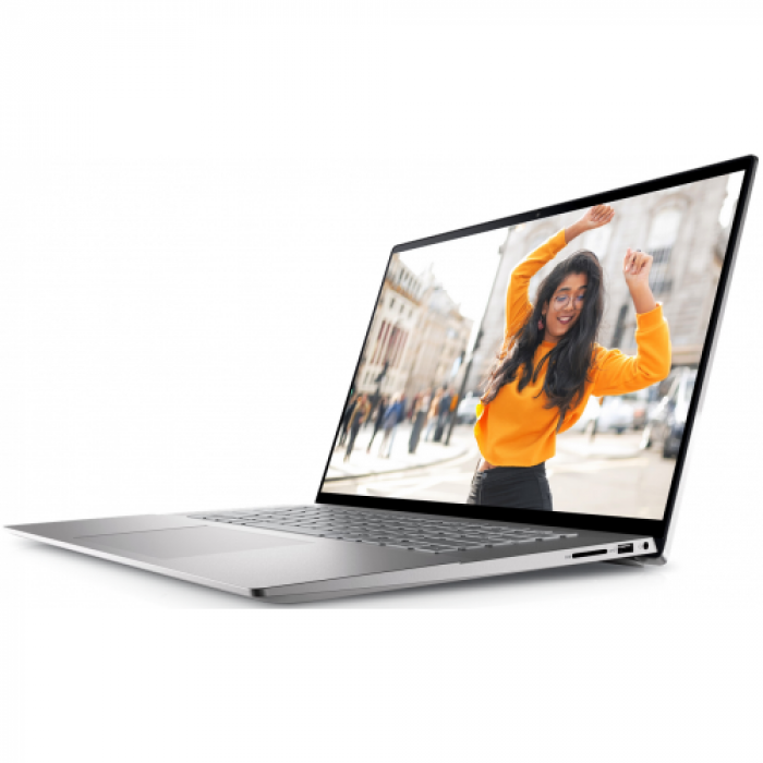 Laptop Dell Inspiron 16 5620, Intel Core i7-1255U, 16inch, RAM 16GB, SSD 1TB, Intel Iris Xe Graphics, Windows 11 Pro, Platinum Silver 