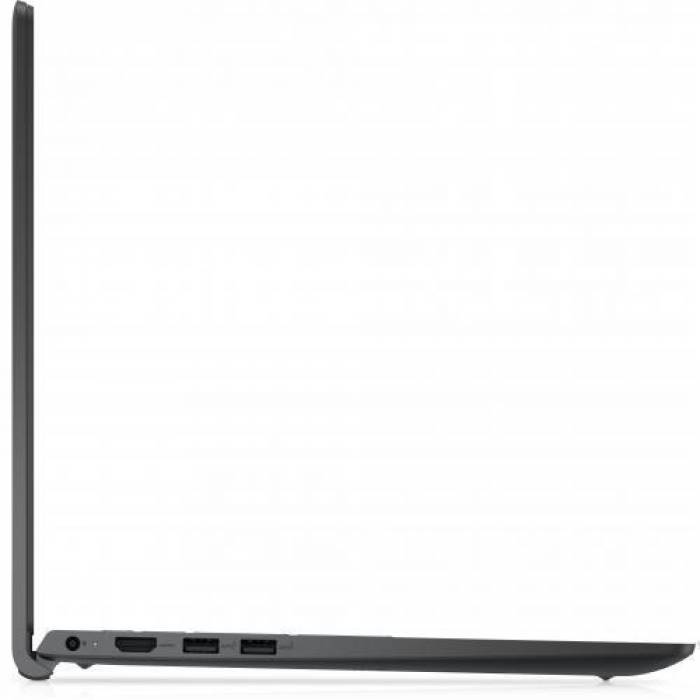 Laptop Dell Inspiron 3511, Intel Core i3-1115G4, 15.6inch, RAM 8GB, SSD 256GB, Intel Iris Xe Graphics, Linux, Carbon Black