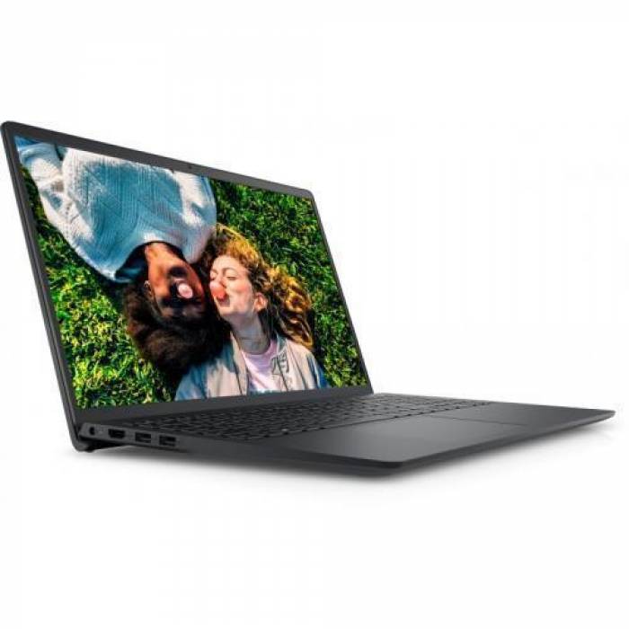 Laptop Dell Inspiron 3520, Intel Core i5-1235U, 15.6inch, RAM 8GB, SSD 256GB, Intel Iris Xe Graphics, Linux, Carbon Black