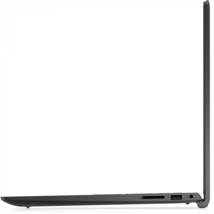 Laptop Dell Inspiron 3520, Intel Core i5-1235U, 15.6inch, RAM 8GB, SSD 256GB, Intel Iris Xe Graphics, Linux, Carbon Black