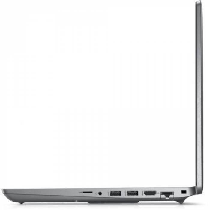 Laptop Dell Latitude 5531, Intel Core i7-12800H, 15.6inch, RAM 16GB, SSD 512GB, nVidia GeForce MX550 2GB, Linux, Grey