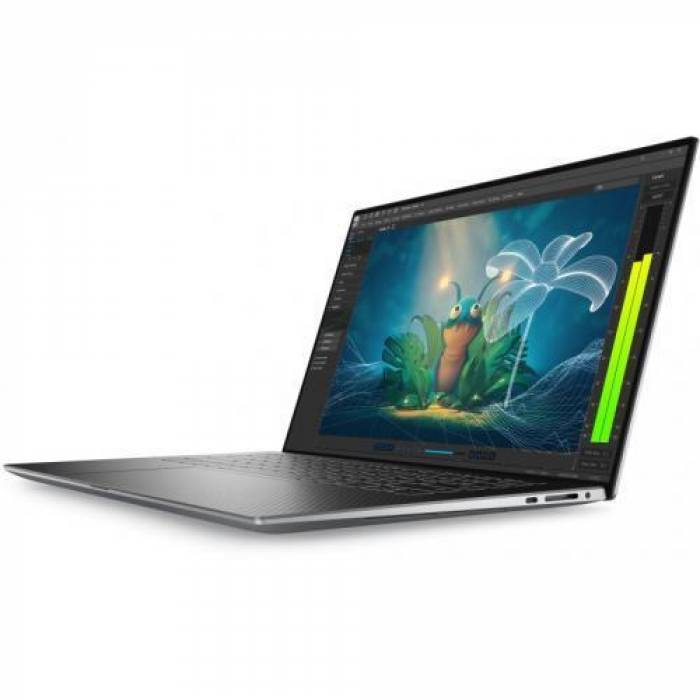 Laptop Dell Precision 5570, Intel Core i9-12900H, 15.6inch Touch, RAM 32GB, SSD 1TB, nVidia RTX A2000 8GB, Windows 11 Pro, Titan Gray