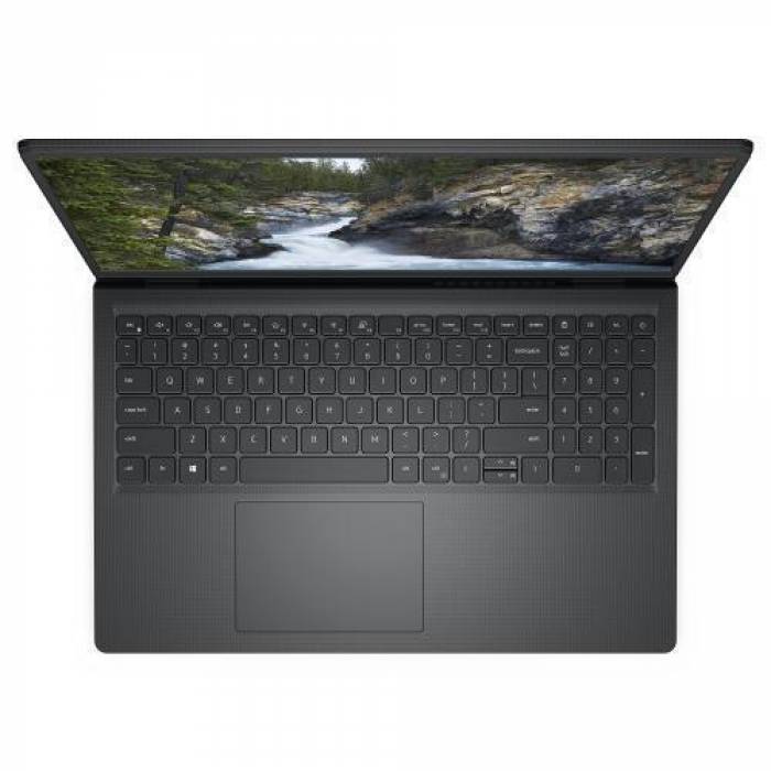 Laptop Dell Vostro 3510, Intel Core i3-1115G4, 15.6inch, RAM 8GB, SSD 256GB, Intel UHD Graphics, Linux, Carbon Black