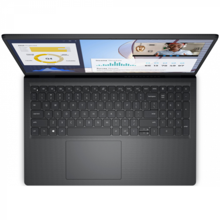 Laptop Dell Vostro 3535, AMD Ryzen 3 7330U, 15.6inch, RAM 8GB, SSD 256GB, AMD Radeon Graphics, Windows 11 Pro, Carbon Black