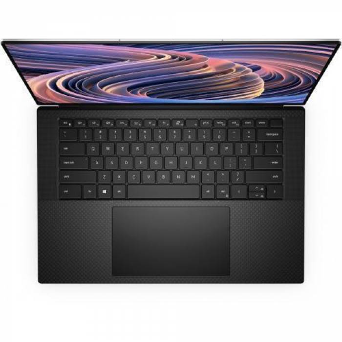 Laptop Dell XPS 15 9520, Intel Core i7-12700H, 15.6inch, RAM 16GB, SSD 1TB, nVidia GeForce RTX 3050 Ti 4GB, Windows 11 Pro, Platinum Silver