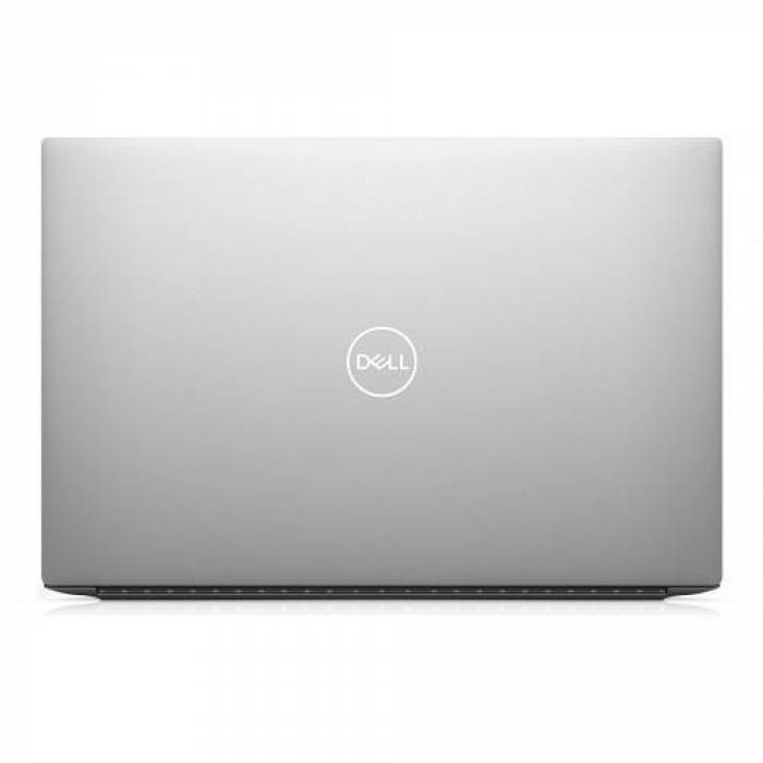 Laptop Dell XPS 15 9520, Intel Core i7-12700H, 15.6inch Touch, RAM 32GB, SSD 1TB, nVidia GeForce RTX 3050 Ti 4GB, Windows 11 Pro, Platinum Silver