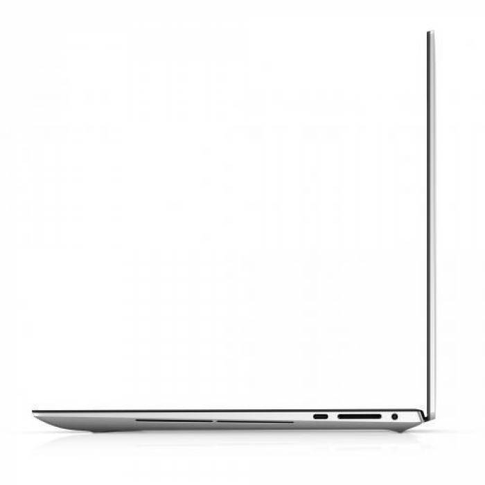 Laptop Dell XPS 15 9520, Intel Core i9-12900HK, 15.6inch Touch, RAM 32GB, SSD 1TB, nVidia GeForce RTX 3050 Ti 4GB, Windows 11 Pro, Platinum Silver