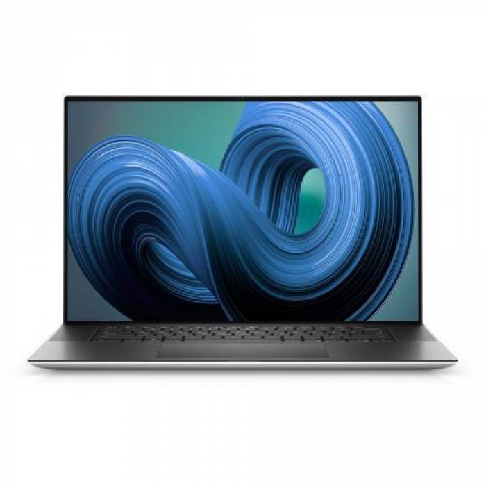 Laptop Dell XPS 17 9720, Intel Core i9-12900HK, 17inch Touch, RAM 64GB, SSD 2TB, nVidia GeForce RTX 3060 6GB, Windows 11 Pro, Platinum Silver