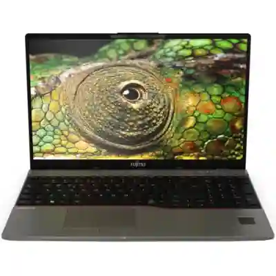 Laptop Fujitsu Lifebook U7512, Intel Core i7-1270P, 15.6inch, RAM 32GB, SSD 1TB, Intel Iris Xe Graphics, Windows 11 Pro, Silver