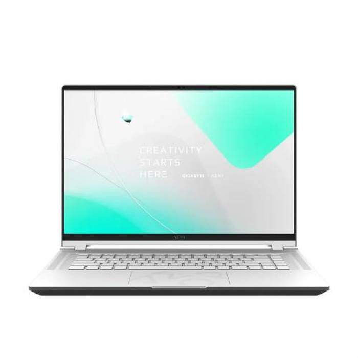 Laptop Gigabyte Aero 16 OLED BSF-73EE994SO, Intel Core i7-13700H, 16inch, RAM 16GB, SSD 1TB, nVidia GeForce RTX 4070 8GB, Windows 11, White