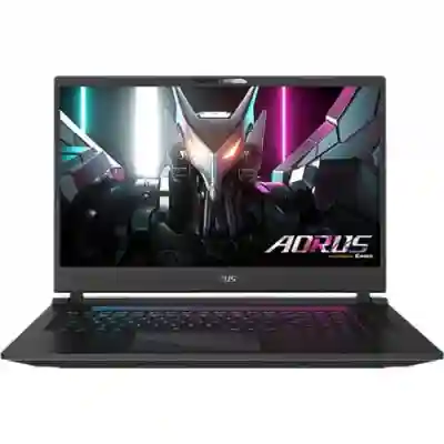 Laptop Gigabyte AORUS 17 9SF-E3EE653SH, Intel Core i5-12500H, 17.3inch, RAM 16GB, SSD 512GB, nVidia GeForce RTX 4070 8GB, Windows 11, Black