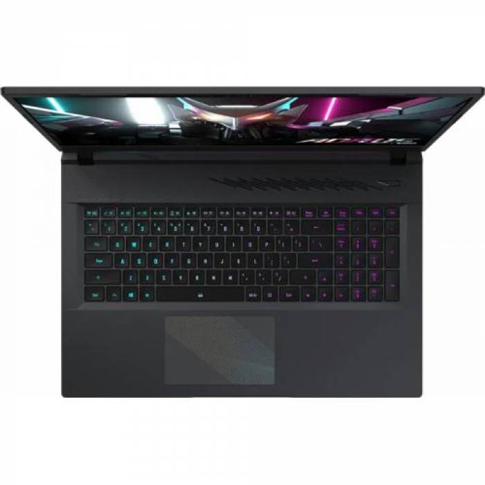 Laptop Gigabyte AORUS 17 9SF-E3EE653SH, Intel Core i5-12500H, 17.3inch, RAM 16GB, SSD 512GB, nVidia GeForce RTX 4070 8GB, Windows 11, Black