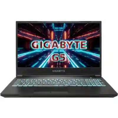 Laptop Gigabyte G5 MD-51EE123SD, Intel Core i5-11400H, 15.6inch, RAM 16GB, SSD 512GB, nVidia GeForce RTX 3050 Ti 4GB, Free DOS, Black