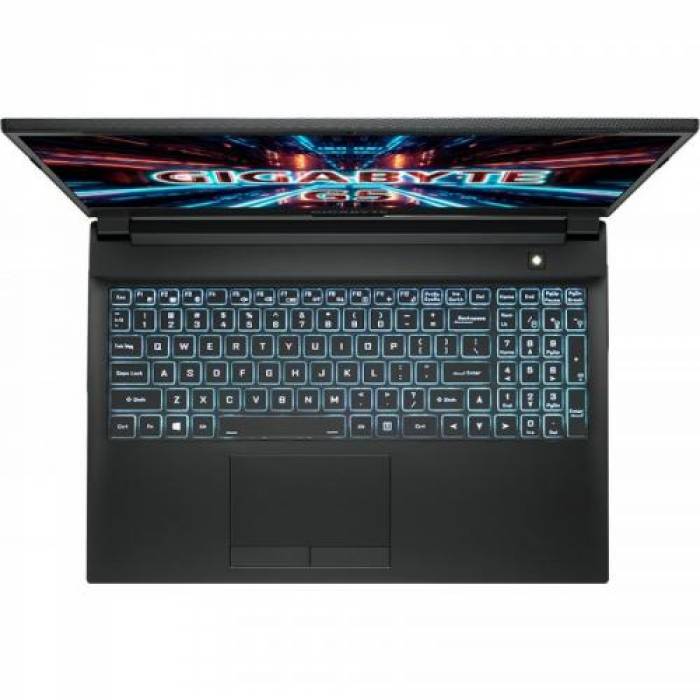 Laptop Gigabyte G5 MD-51EE123SD, Intel Core i5-11400H, 15.6inch, RAM 16GB, SSD 512GB, nVidia GeForce RTX 3050 Ti 4GB, Free DOS, Black