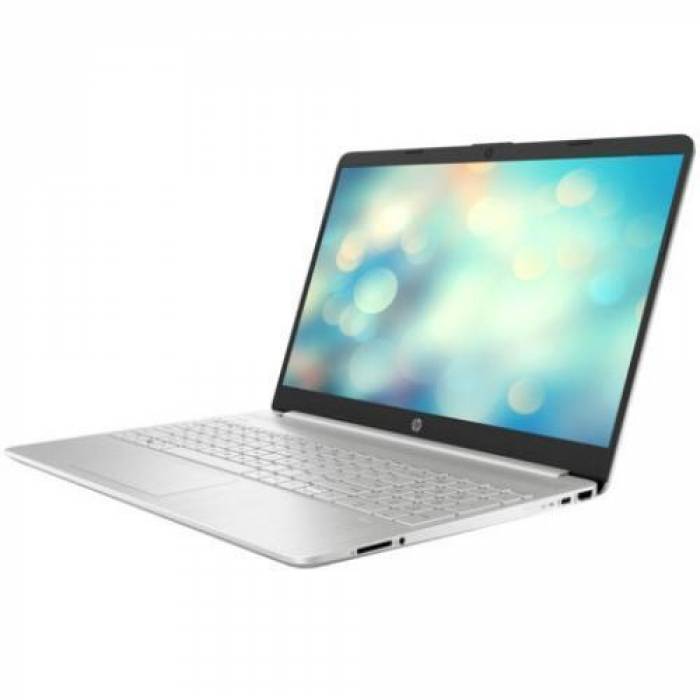 Laptop HP 15s-eq2012nq, AMD Ryzen 7 5700U, 15.6inch, RAM 8GB, SSD 512GB, AMD Radeon Graphics, Free DOS, Natural Silver