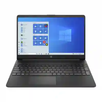 Laptop HP 15s-fq3017nq, Intel Celeron N4500, 15.6inch, RAM 8GB, SSD 256GB, Intel UHD Graphics, Free DOS, Jet Black