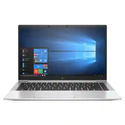 Laptop HP EliteBook 840 Aero G8, Intel Core i5-1135G7, 14inch Touch, RAM 16GB, SSD 512GB, Intel Iris Xe Graphics, Windows 10 Pro, Silver