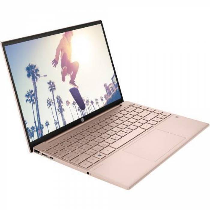 Laptop HP Pavilion Aero 13-be0003nq, AMD Ryzen 7 5800U, 13.3inch, RAM 16GB, SSD 512GB, AMD Radeon Graphics, Windows 11, Pale Rose Gold