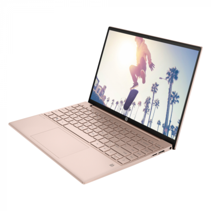 Laptop HP Pavilion Aero 13-be0031nq, AMD Ryzen 5 5600U, 13.3inch, RAM 16GB, SSD 512GB, AMD Radeon Graphics, Windows 11, Pale Rose Gold