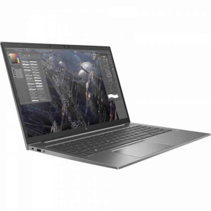 Laptop HP ZBook Firefly 15 G8, Intel Core i7-1165G7, 15.6inch, RAM 16GB, SSD 512GB, Intel Iris Xe Graphics, Windows 10 Pro, Gray