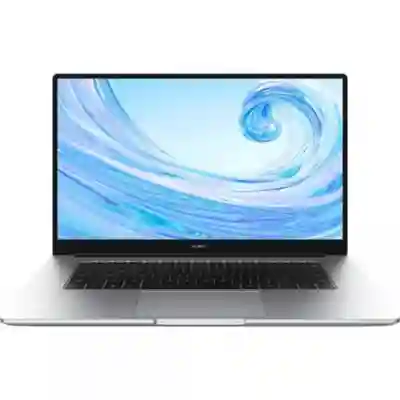 Laptop Huawei MateBook D 15, Intel Core i3-10110U, 15.6inch, RAM 8GB, SSD 256GB, Intel UHD Graphics, Windows 10, Silver