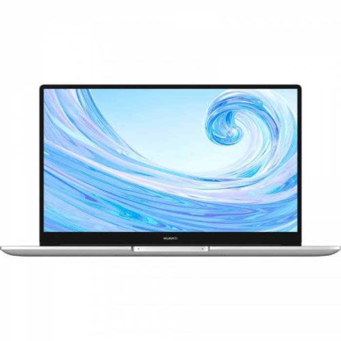 Laptop Huawei MateBook D 15, Intel Core i3-1115G4, 15.6inch, RAM 8GB, SSD 256GB, Intel UHD Graphics, Windows 11, Silver