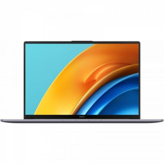 Laptop Huawei MateBook D 16, Intel Core i5-12450H, 16inch, RAM 16GB, SSD 512GB, Intel UHD Graphics, Windows 11, Space Gray