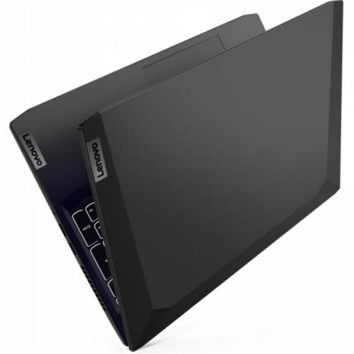 Laptop IdeaPad Gaming 3 15IHU6, Intel Core 5-11320H, 15.6inch, RAM 16GB, SSD 512GB, nVidia GeForce GTX 1650 4GB, No OS, Shadow Black