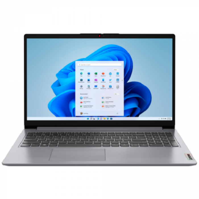 Laptop Lenovo IdeaPad 1 15AMN7, AMD Ryzen 5 7520U, 15.6inch, RAM 8GB, SSD 512GB, AMD Radeon 610M, No OS, Cloud Grey