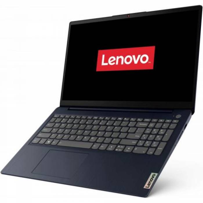 Laptop Lenovo IdeaPad 3 15ALC6, AMD Ryzen 3 5300U, 15.6inch, RAM 8GB, SSD 256GB, AMD Radeon Graphics, Windows 11 S, Abyss Blue